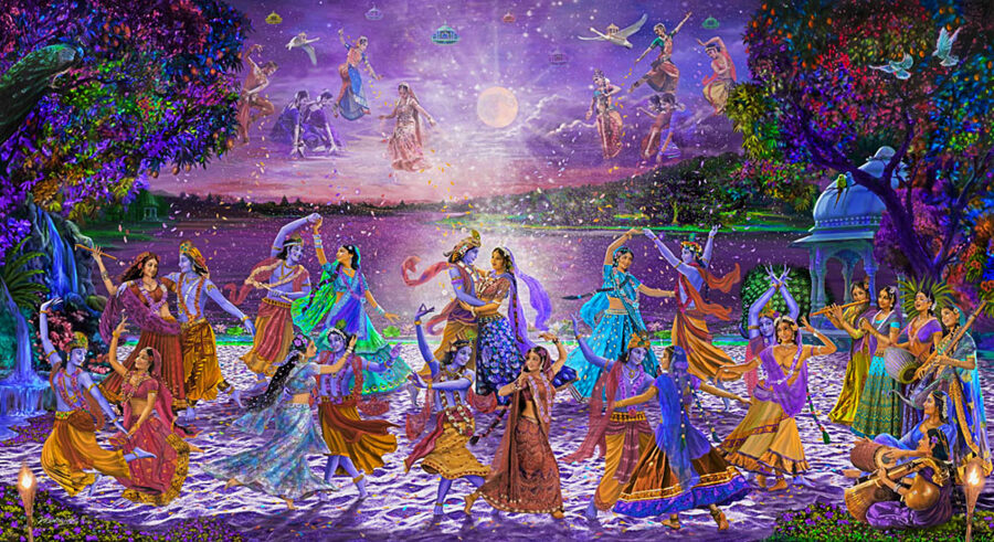 THE RASA DANCE .... 24" X 44" Canvas Giclee__on stretcher bars with hanger